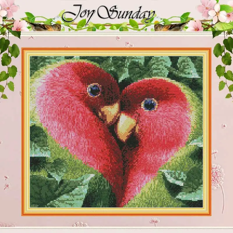 

Набор для вышивки крестиком, с птицами и животными, 11CT, 14CT