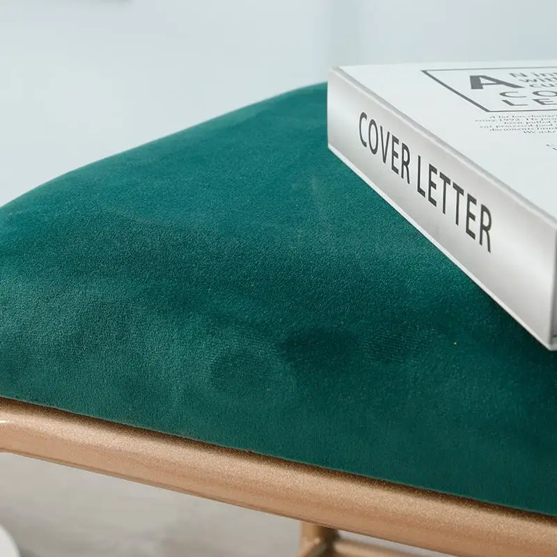 Железная Золотая спинка со сменной обувью скандинавский модный простой домашний