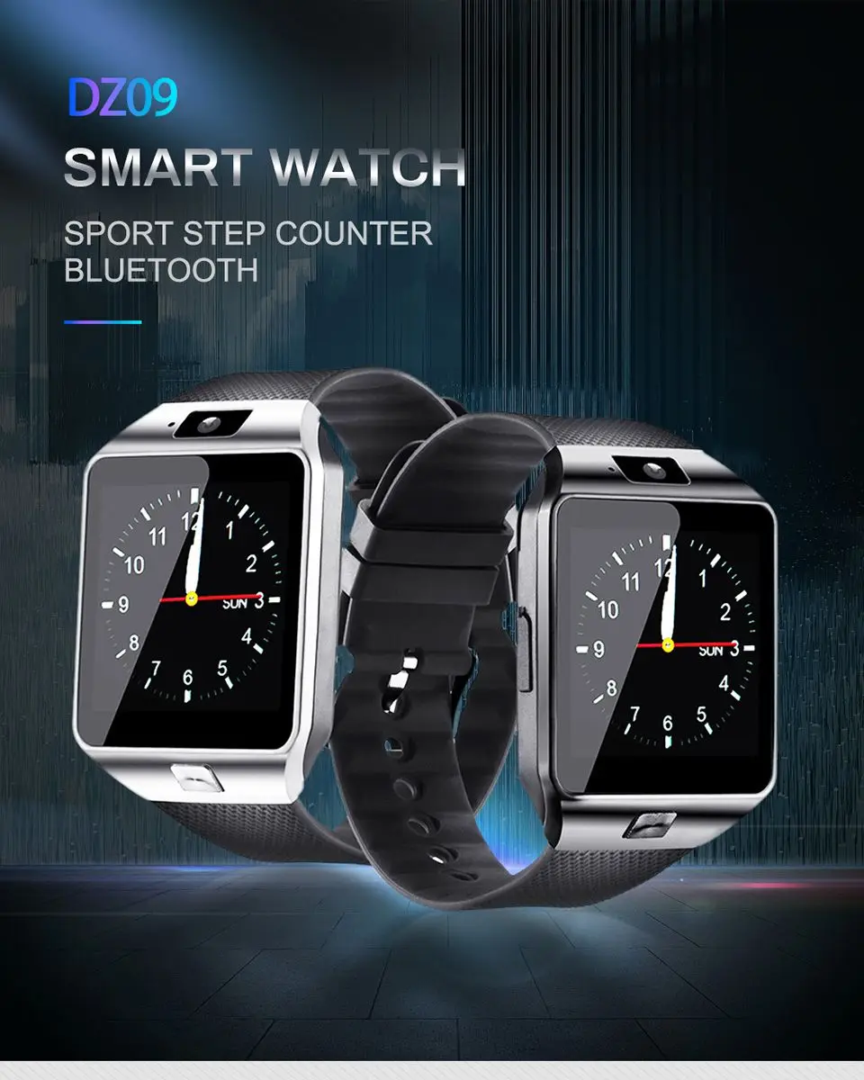 

DZ09 Bluetooth Smart Watch 2020 Relogio Smartwatch Android ISO Fitness tracker Reloj Subwoofer Men Women Busiess Smart Watches