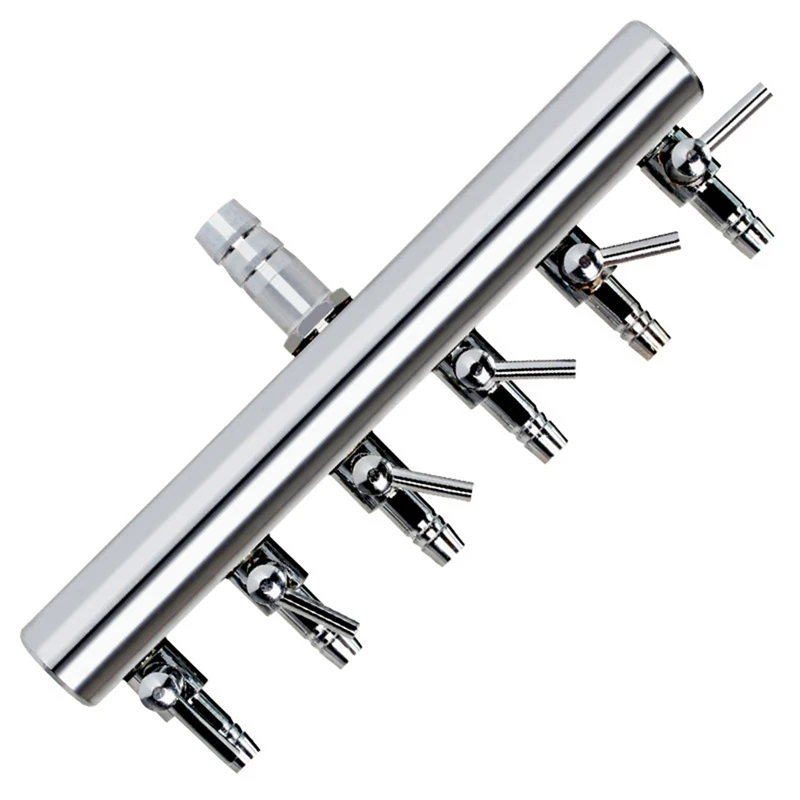 

2/4/6/ Way Air Splitter Valve Aquarium Fish Tank Air Pump Flow Splitter Distributor Pump Valve Tap Lever Control Switch Valve