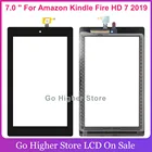 Сенсорный экран 7,0 дюйма для Amazon Kindle Fire HD 7 2019, сенсорный экран, дигитайзер, панель, стеклянный сенсор с бесплатными инструментами