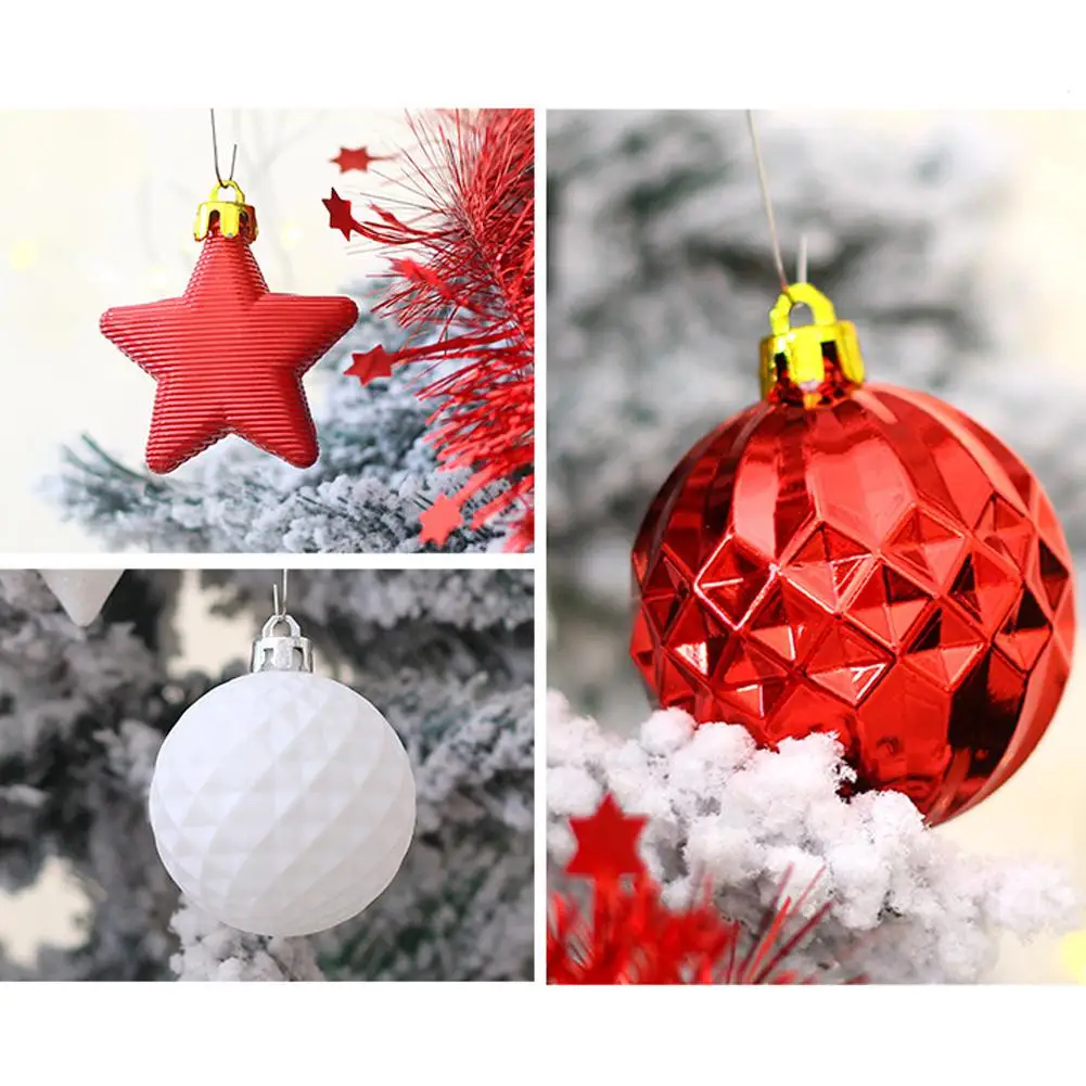 50 шт. Рождественская елка украшения кулон Рождественский шар подарок посылка