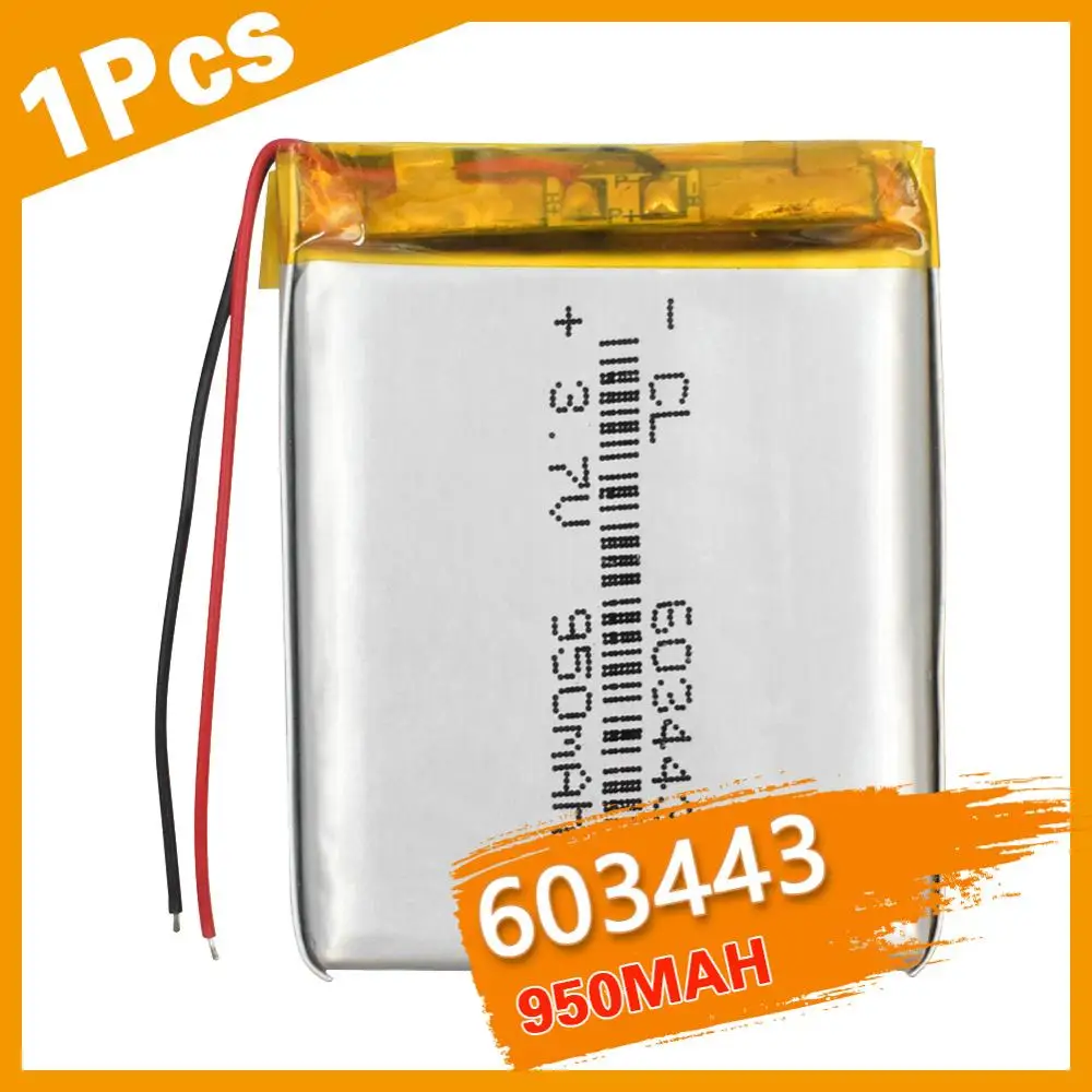 3 7 V 950mAh 603443 литий полимерный ионный аккумулятор для Mp3 MP4 GPS power bank электронная DVD