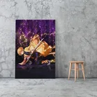 Zenitsu Agatsuma Kimetsu no Yaiba аниме рамка деревянная рамка холст постер картина настенное Искусство Декор кабинет украшение для дома принты