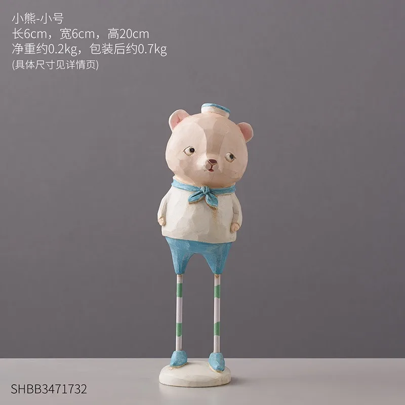 Скандинавские декоративные украшения INS из смолы с высокой базой и