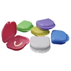 5 цветов Протез для ванной Box чехол искусственных зубов прибор ящики для хранения контейнеров зубной протез чище Чехол Органайзер dientes зубные полоски