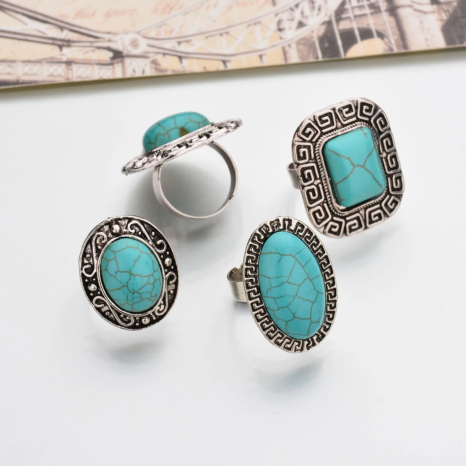 Новинка 2020 винтажное модное крупное геометрическое массивное кольцо богемные