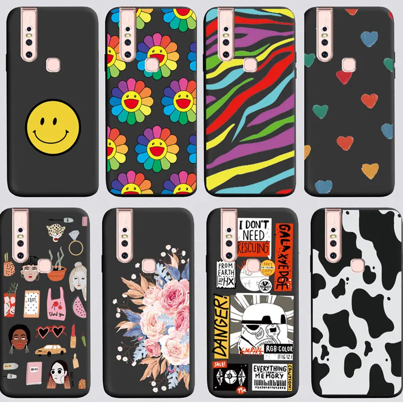 Силиконовый чехол для VIVO V15 Pro задняя крышка телефона Vivo 1819 V15Pro V 15 Мягкий бампер