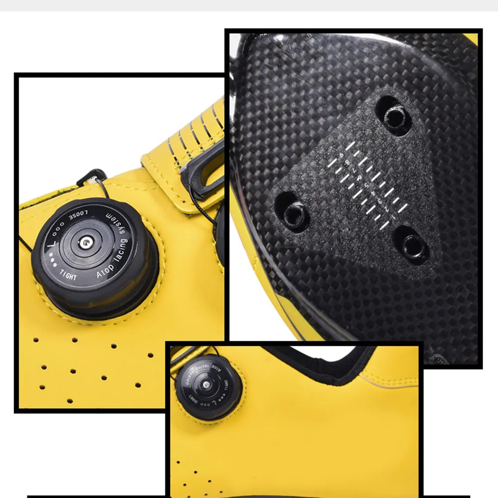 

2019 Quick Lace Road Bike Cycling Shoes Locking Carbon Fiber Sole Bicycle Shoe Non-slip Wear-resistant N66