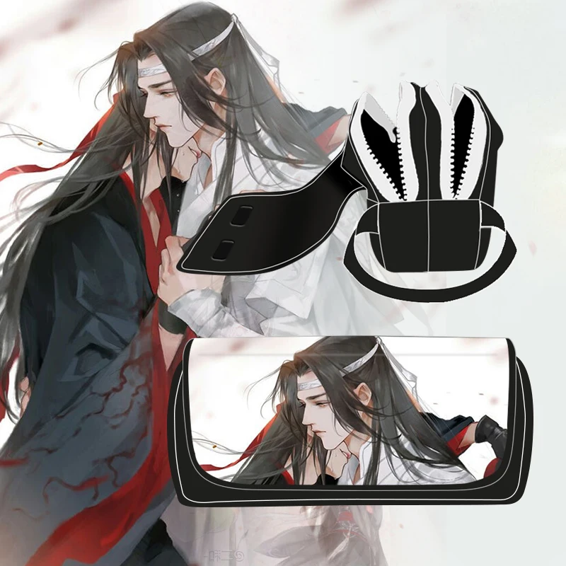 Grandmaster of Demonic культивирование Wei Wuxian Lan Wangji Косплей Ручка Карандаш Чехол Студент
