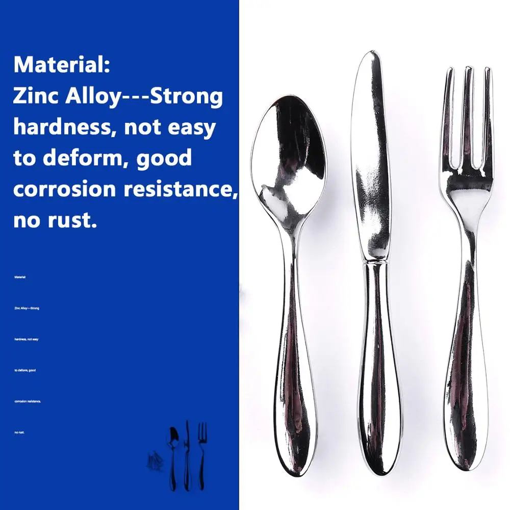 

1 шт., креативная мебель, ложка из цинкового сплава, вилка, нож, кухонный шкаф, шкаф, выдвижной ящик, ручки