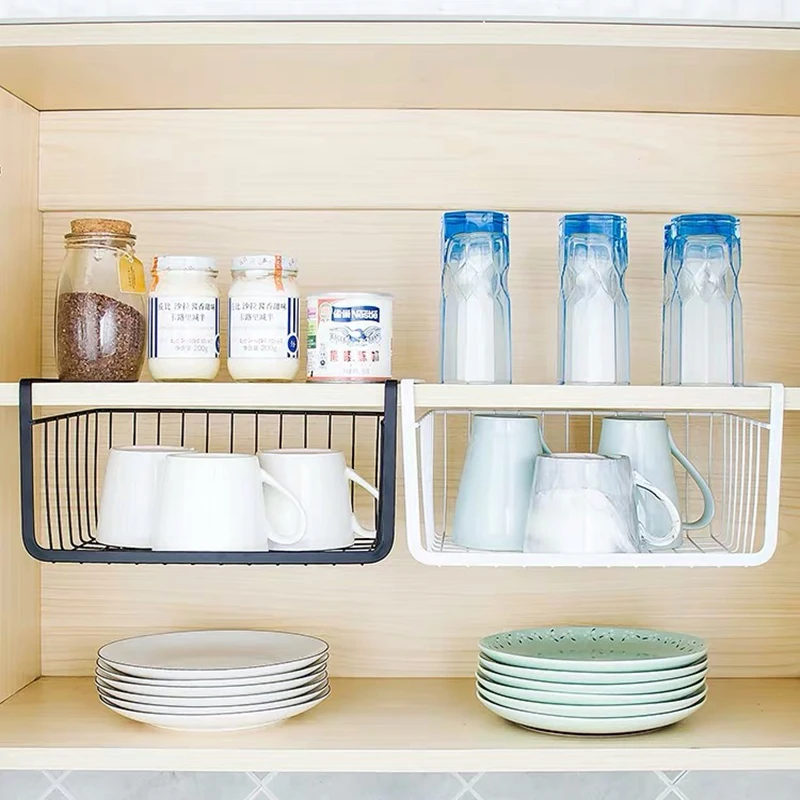 

Полка для кухонного шкафа, стеллаж для специй, подставка под стол, органайзер, книжная полка, металлическое хранение для дома и офиса