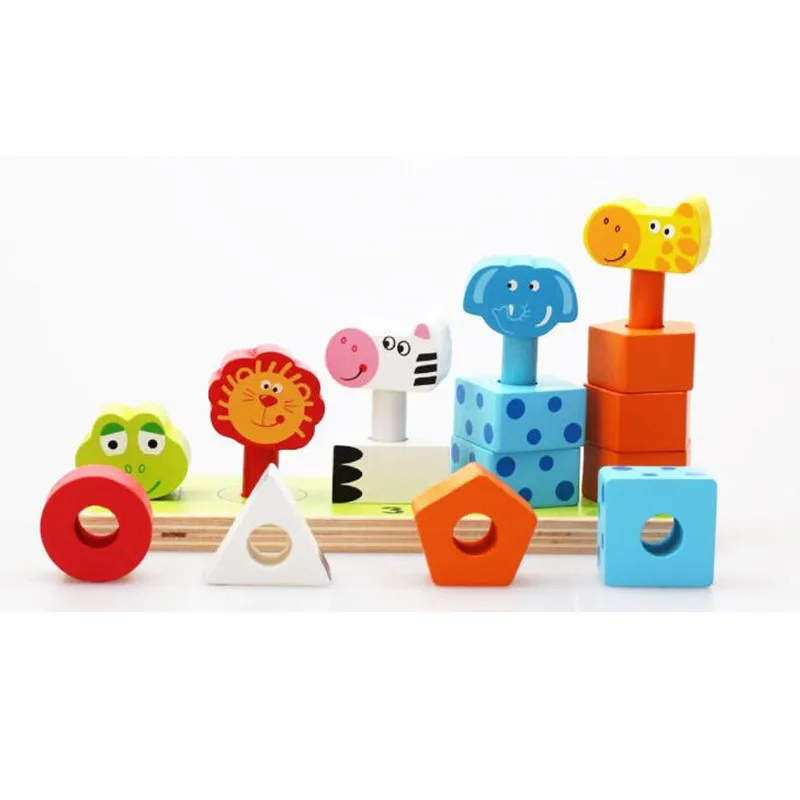 Деревянные материалы Монтессори детские развивающие игрушки для детей цветная