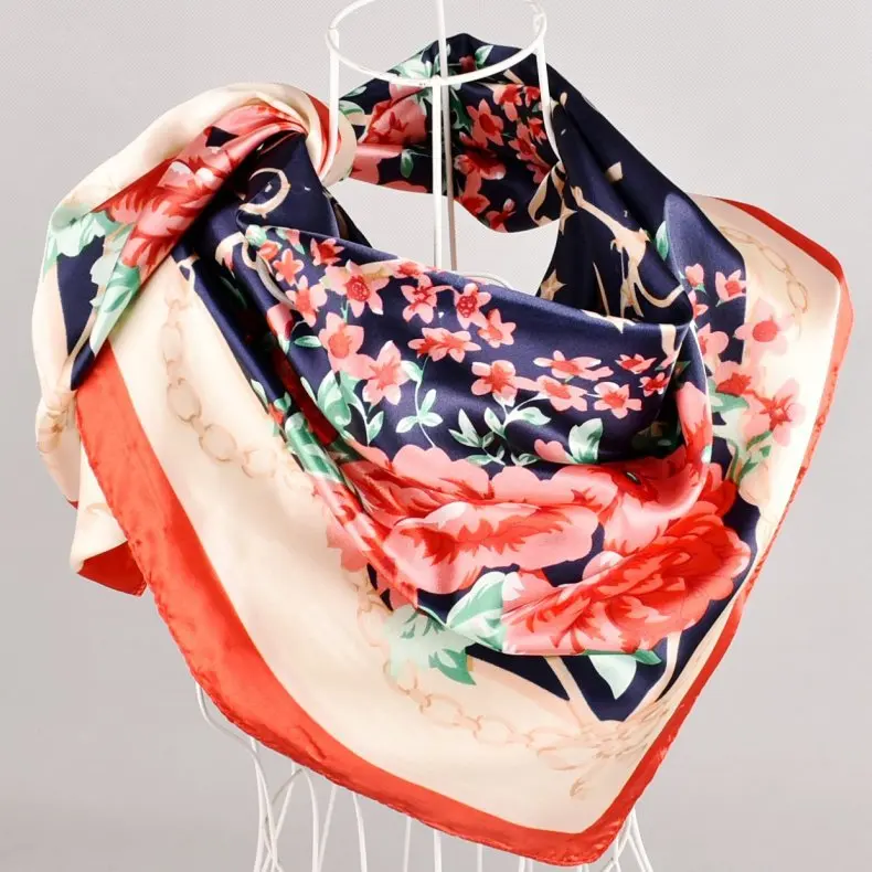 

Летний малазийский Шелковый сатиновый квадратный ободок для волос хиджаб крутой шарф женский платок Женская повязка на голову женская шал...