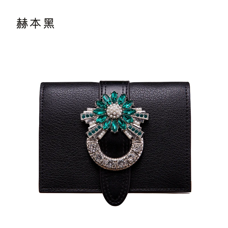 

Luxury Designer Wallet Women Vintage Minimalist Card Folding Wallet Women Snap Coin Holder Monedero Mujer Money Bag DE60NQB