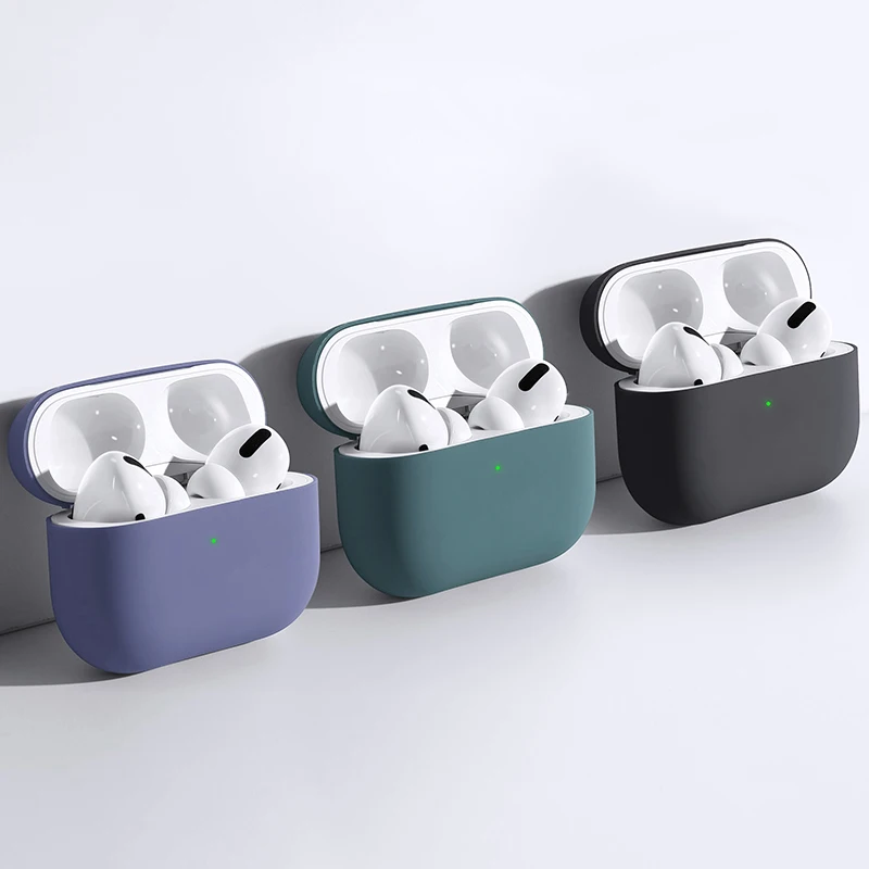 Для AirPods Airpod Pro чехол силиконовый для Air Pod Funda Coque Apple Airpods Поддержка беспроводной