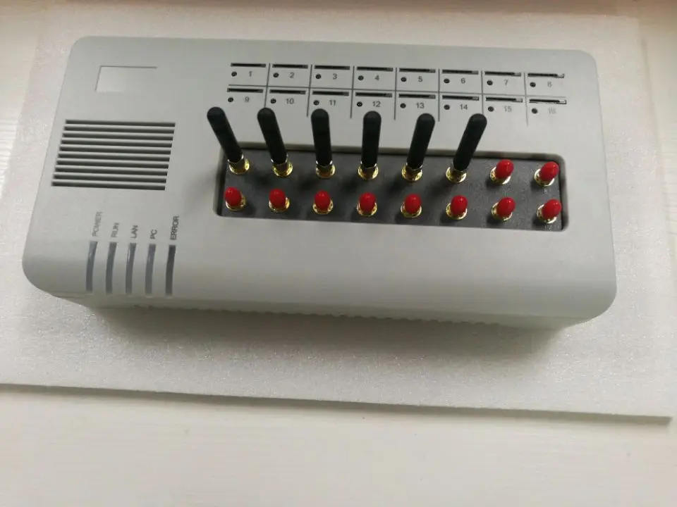 16 чипов GSM voip шлюз GoIP16 SIP маршрутизатор GoIP для ip атс (с короткие антенны) акция по