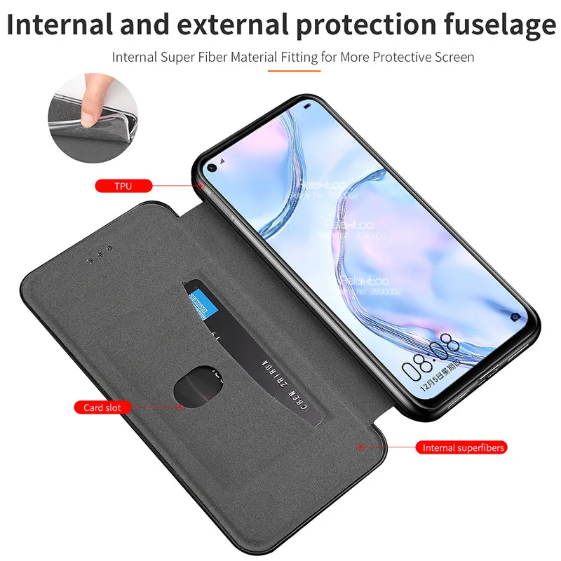 Чехол-книжка для huawei p40 lite p 40 E light p40lite | Мобильные телефоны и аксессуары