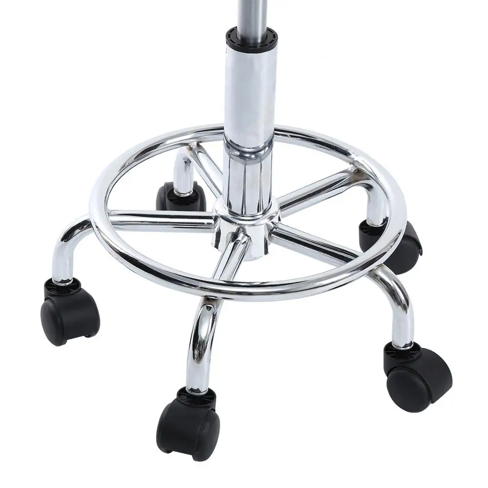 

Saddle Chair Dental Roll Chair Saddle PU Leather Dentist Spa Rolling Stool with Back Support for Beauty Tattoo