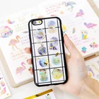 Милая наклейка в коробке кавайная белка осенний лес креативный мобильный телефон фотоальбом декоративная форма печать наклейка для скрапбукинга