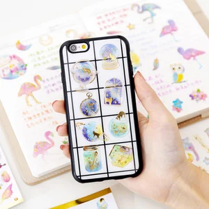 Милая наклейка в коробке кавайная белка осенний лес креативный мобильный телефон фотоальбом декоративная форма печать наклейка для скрапбукинга