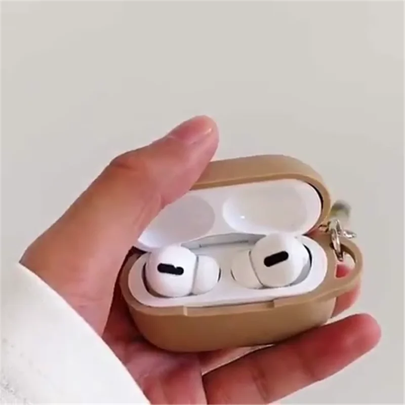 3D мультфильм милый Корейский Молоко чай чашки беспроводные наушники силиконовый чехол для Apple AirPods pro 3 Air pods брелок для ключей "наушники" Чехол