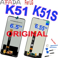 original 6 5 for lg k51 k51s lcd display touch screen digitizer assembly replacement for lg q51 lm q510n lmk510emw lm k510emw