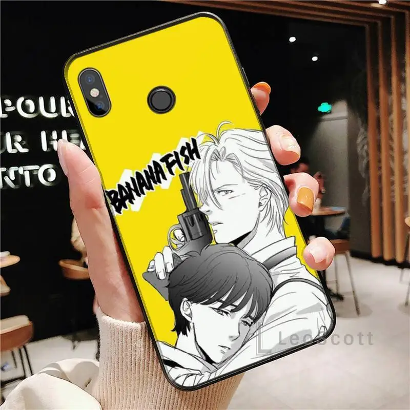 

Banana Fish Anime Phone Case For Xiaomi Redmi note 4 4X 8T 9 9s 10 K20 K30 cc9 9t pro lite max