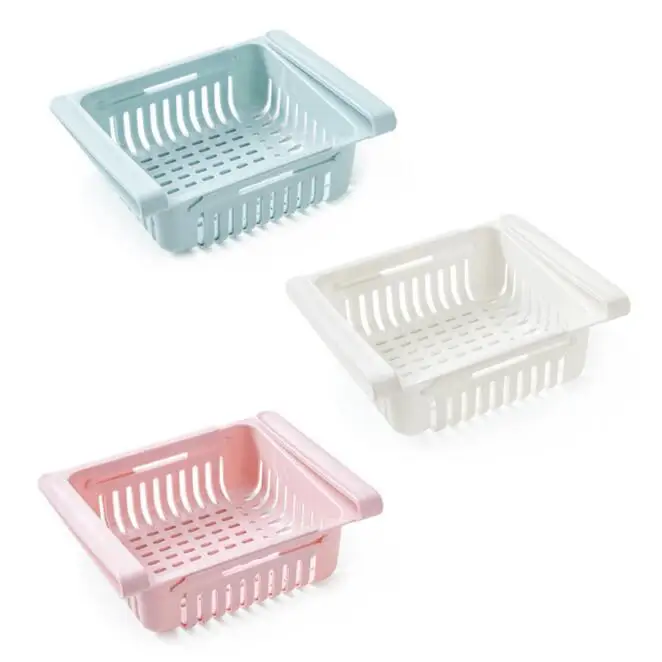 

Storage Basket Food and Beverage Drawer Storage Box Kitchen Sundries Sorting Box Refrigerator Plastic Material Model Number