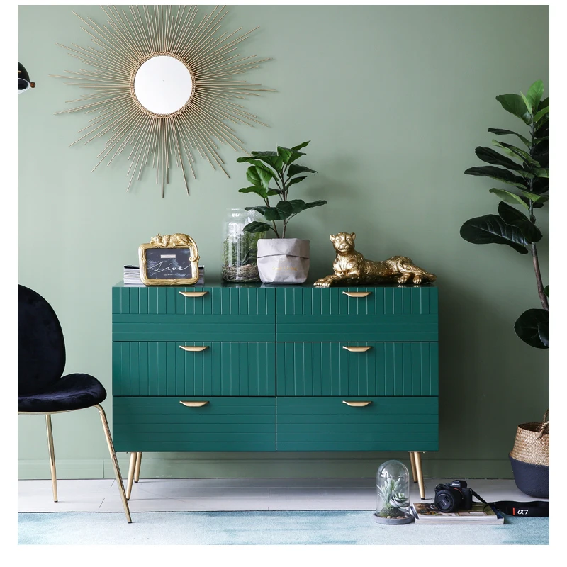 Шкаф сервант из массива дерева европейская роскошная классическая ТВ тумба с 6