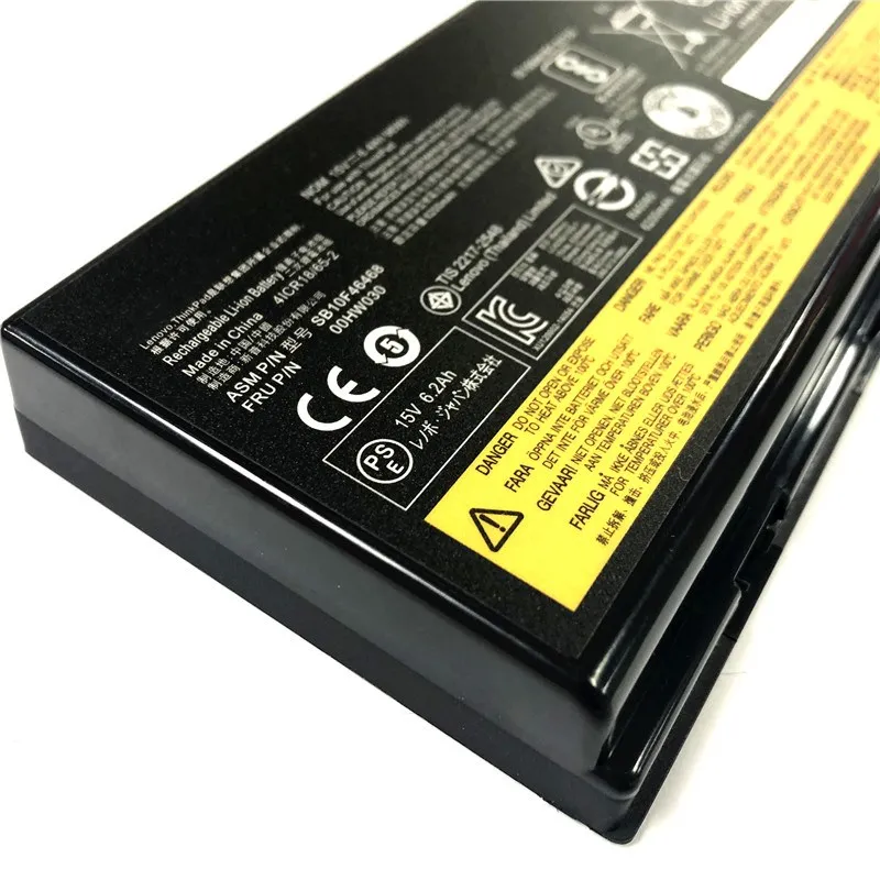 hkfz new battery 78 sb10f46468 00hw030 for lenovo thinkpad p70 p71 p72 01av451 4icr18 65 2 genuine laptop battery 15v 96wh free global shipping