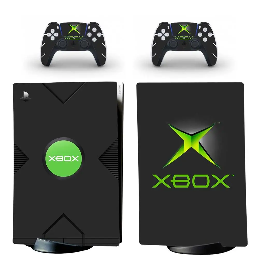 Xbox Стиль PS5 цифровой издание кожи Стикеры для Playstation 5 консоли и 2 контроллеры
