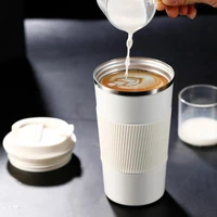 coffee vacuum cup stainless steel thermal mug tea milk beer water thermo bottle with non slip case travel leakproof vacuum flask