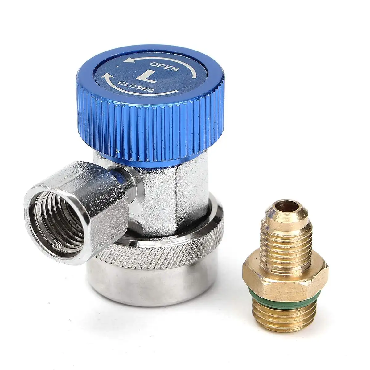 R134A Высокий Низкий быстроразъемный соединитель адаптеры Тип AC манометр