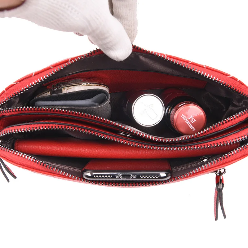 

2019 Fashion Women's Bag New Soft Leather Oblique Satchel Head Layer Cowhide One Shoulder Bag Mother Small Bag Handbag