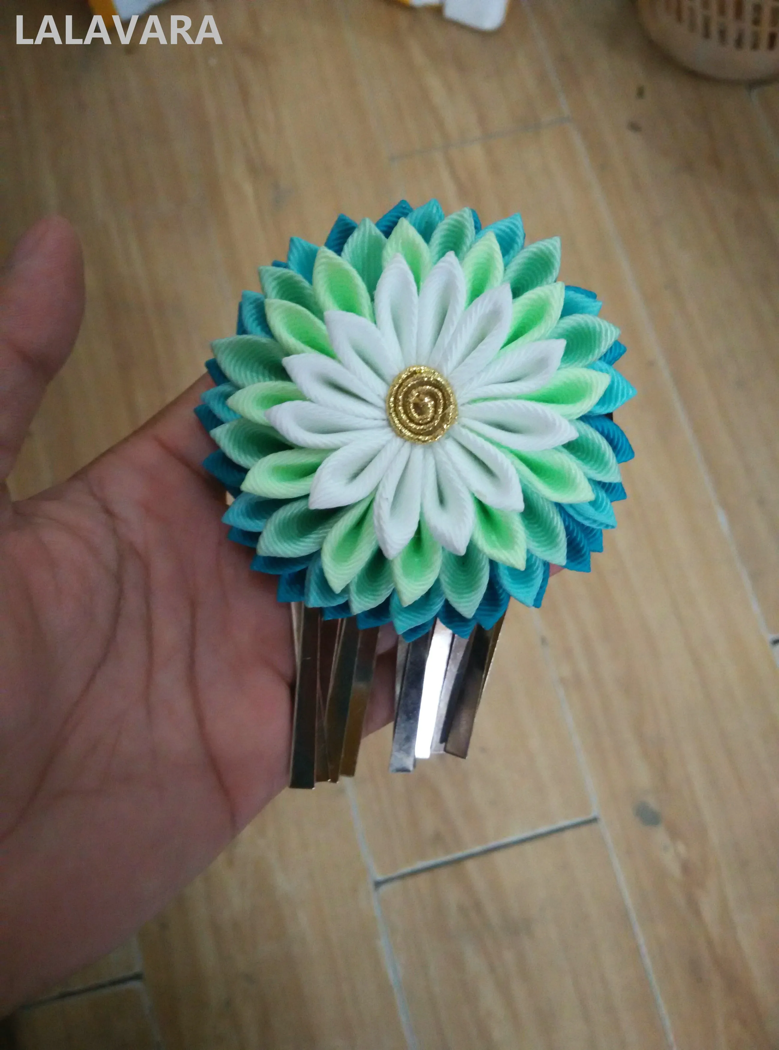 Японская Вуалетка для волос LALAVARA Maiko Свадебные Заколки kanzashi с металлическими