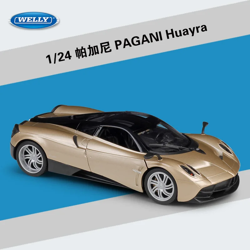 WELLY масштаб 1:24 литая металлическая Модель автомобиля игрушки для PAGANI Huayra