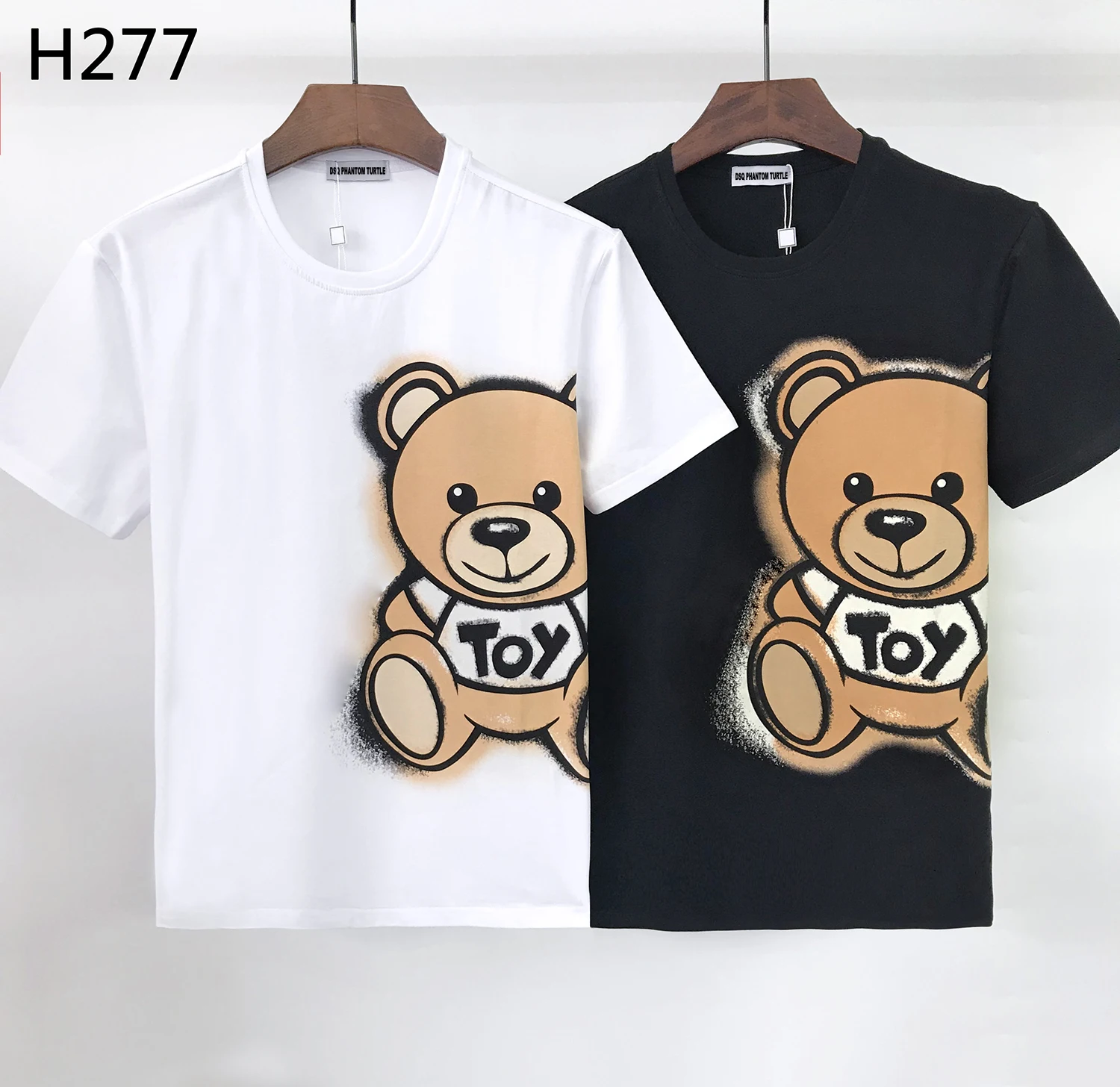 

DSQ PHANTOM TURTLE 2021 Summer New T-shirt Men Fashion Print 100% Cotton T Shirts Breathable Quality Tees H277