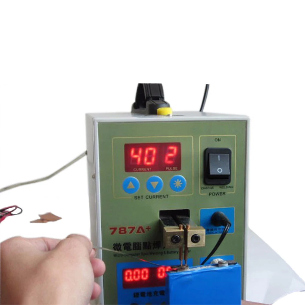 Микрокомпьютер для аккумулятора устройство сварки с педалью MCU 787A + зарядное