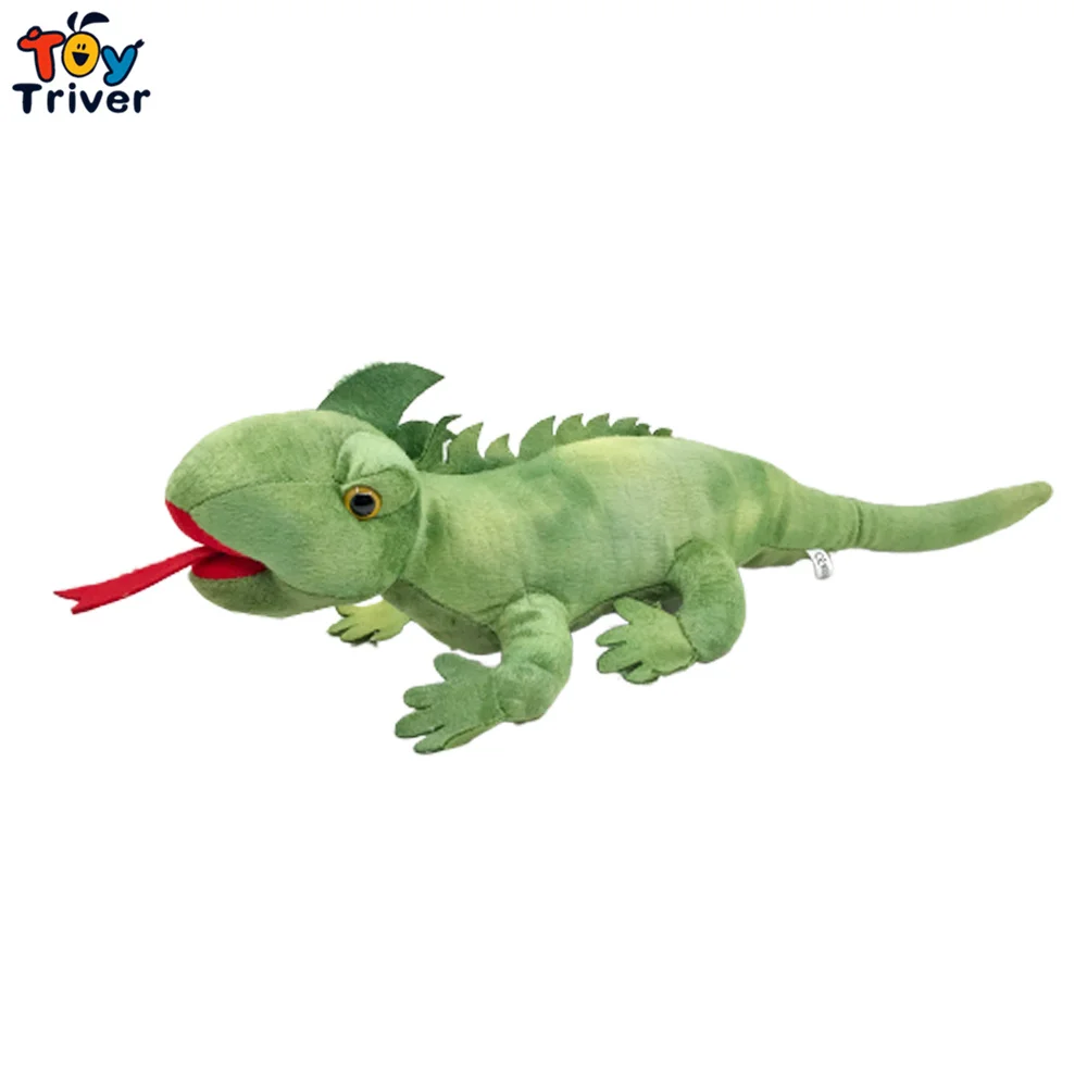 Kawaii ящерица Хамелеон Игуана Gecko плюшевые игрушки Triver чучела диких животных кукла