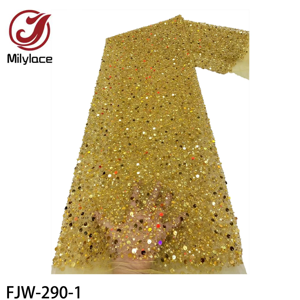 В африканском стиле Платье с блестками и вышивкой кружевная ткань бусины высокое