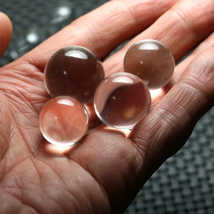 Прозрачный натуральный белый хрустальный шар AAAAA диаметр натурального кварца