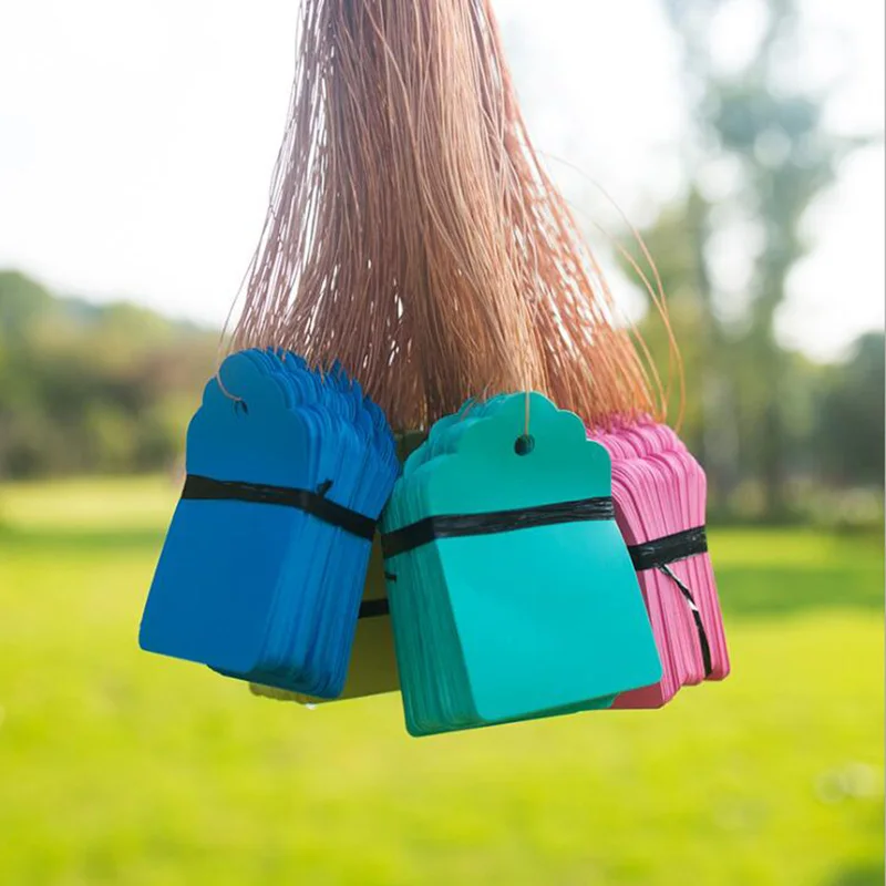 100 шт./лот подвесные этикетки для садовых цветочных горшков пластиковые бирки