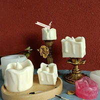 new creative french candle silicone mold for festive and romantic decoration homemade handicraft gift making tool