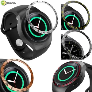 Чехол для часов Samsung Gear S2 SM-R720  Gear sport Bezel Ring, клейкий металлический чехол из нержавеющей стали с защитой от царапин, аксессуары