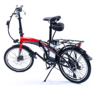 20 inch electric folding bike with suspension 350w motor electric mountain bicycle 7 speed butterfly brake men women e bike
