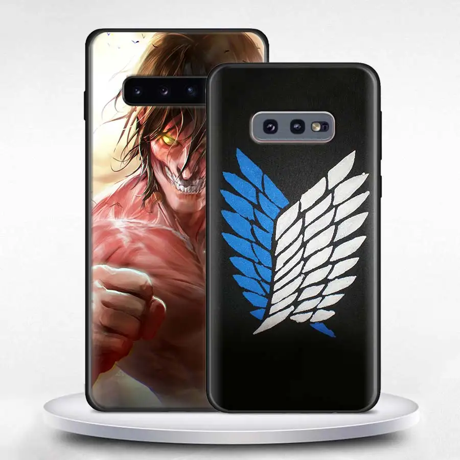 Чехол-накладка для Samsung Galaxy S10 S20 S7 S8 S9 S10e Lite Note 8 9 10 Plus 20 ультра 5G черный | Мобильные