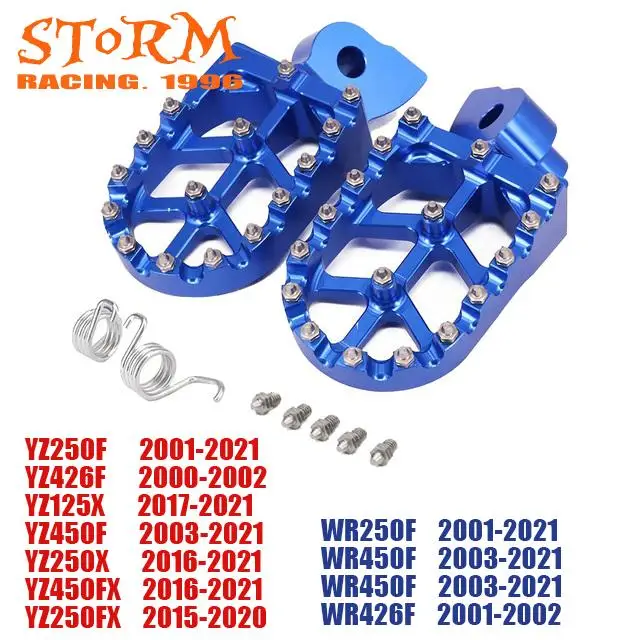 2021 подставки для педалей YZ 85 125 250 YZ250F YZ426F YZ450F YZ125X YZ250X YZ250FX YZ450FX WR250F WR400F WR426F WR450F |