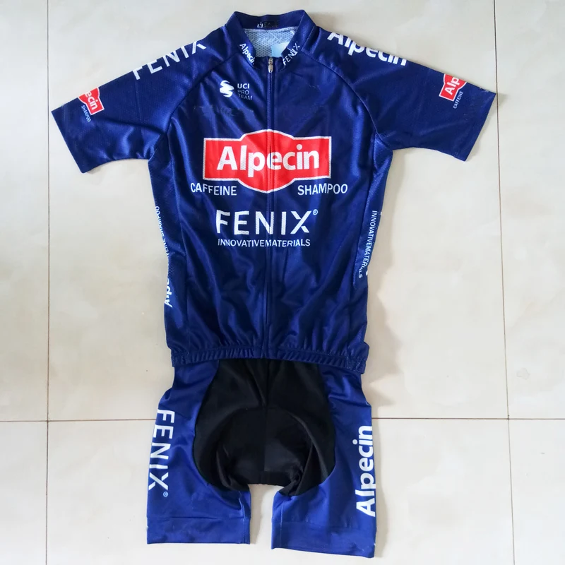

2021 ALPECIN cycling Jersey Men Summer Bike Shirt And Bib Shorts Set Short Sleeve Breathable Mountain Road Bicycle Clothing