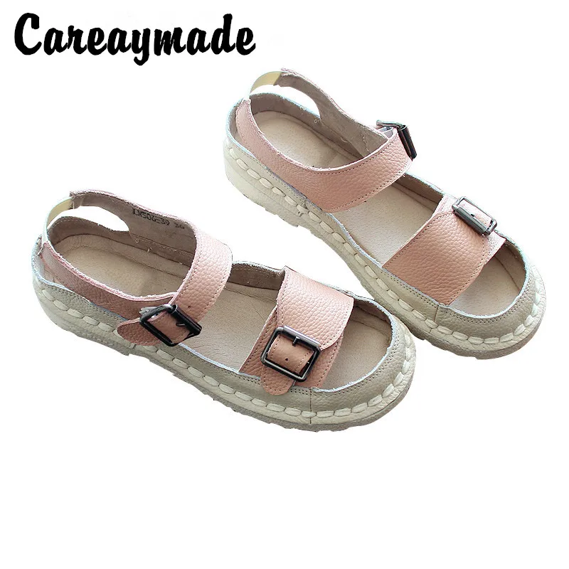 Careaymade-литературные и художественные новые летние сандалии женская обувь ручной